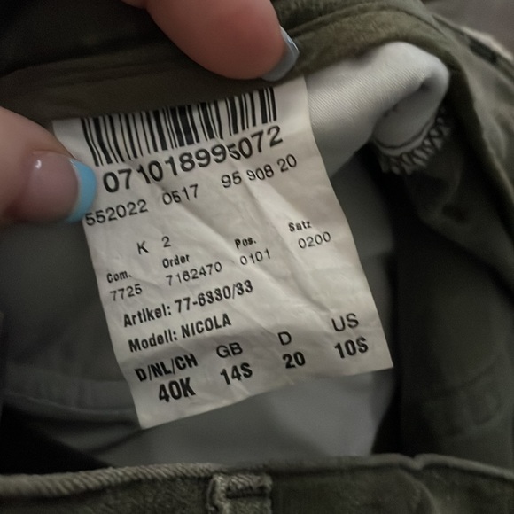 BRAX green/gray size 10S women’s dress pants love these great shape velvet dream - Picture 5 of 5